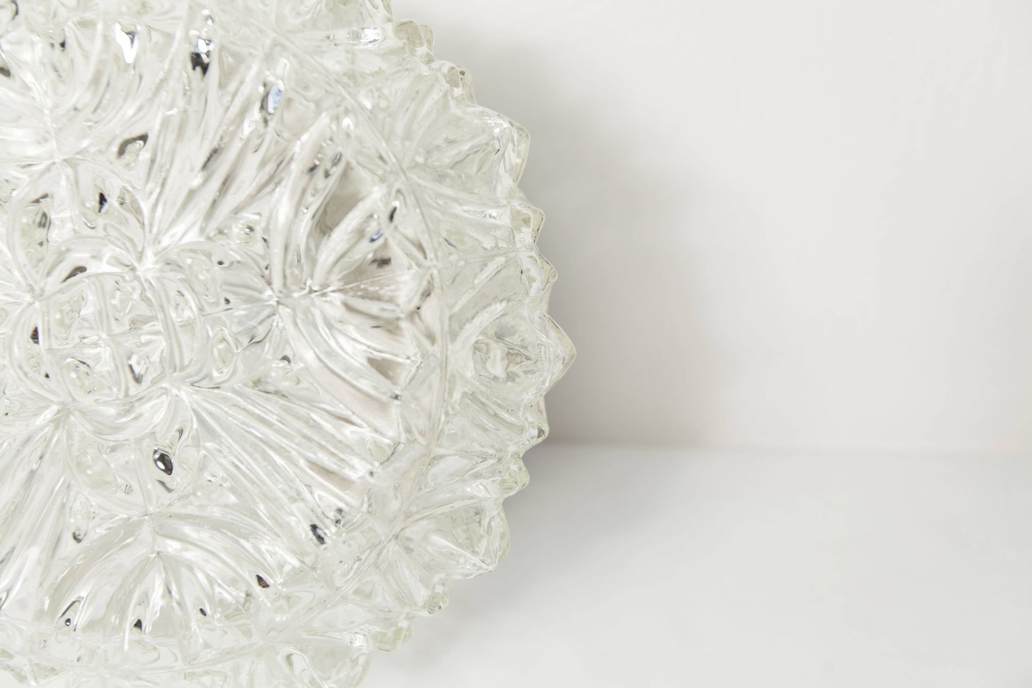 1960s floral round ceiling light
