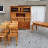 Serie 6 chairs baumann bistro kitchen vintage bar
