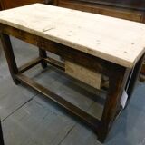 20th century solid wood industrial furniture