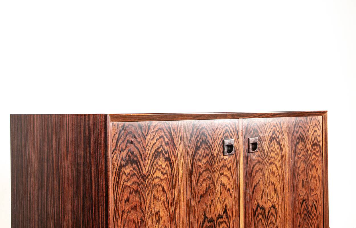 Buffet ou petite enfilade Scandinave en Palissandre par Erik Brouer 1960.