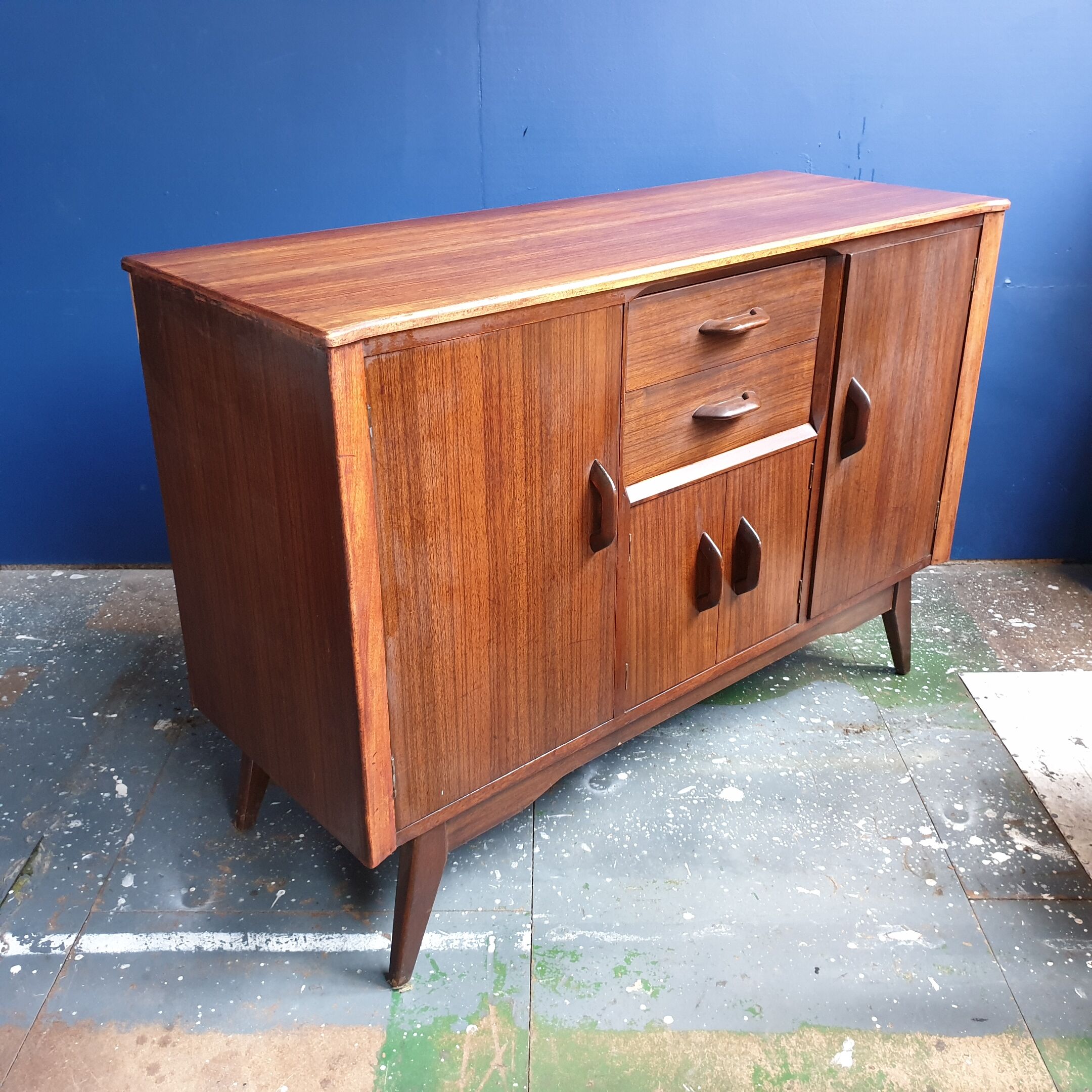 1950's Jentique Sideboard With Backpiece