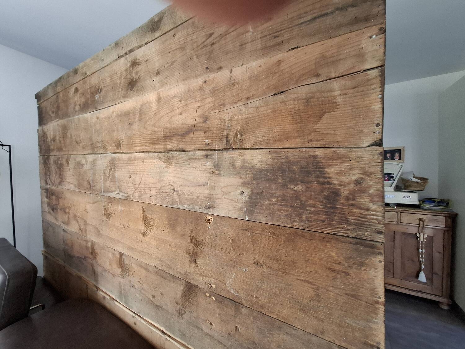 Large solid wood sideboard
