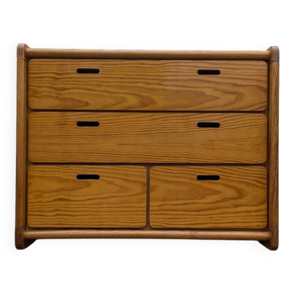 Vintage pine chest of drawers
