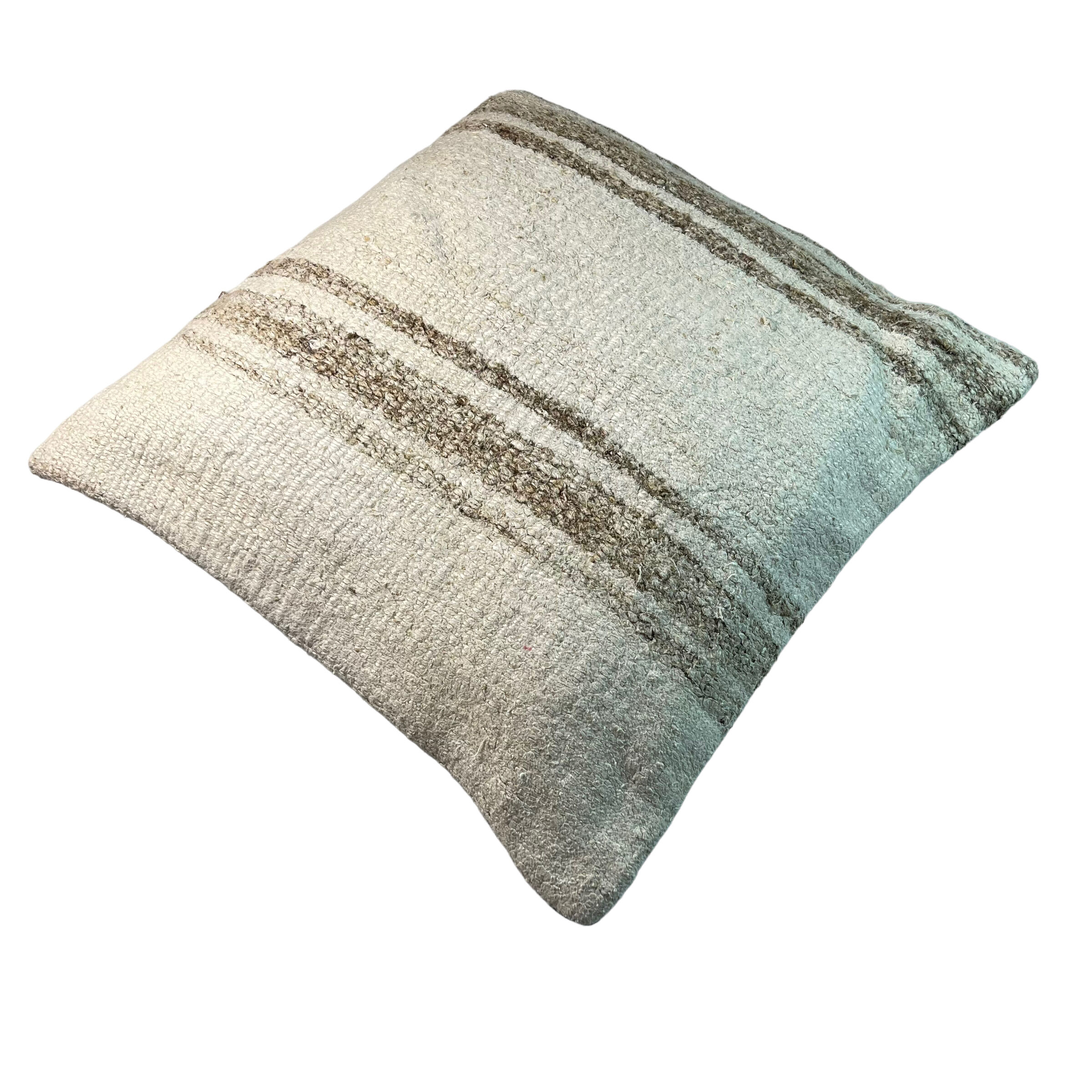 Vintage turkish kilim cushion cover , 60 x 60 cm