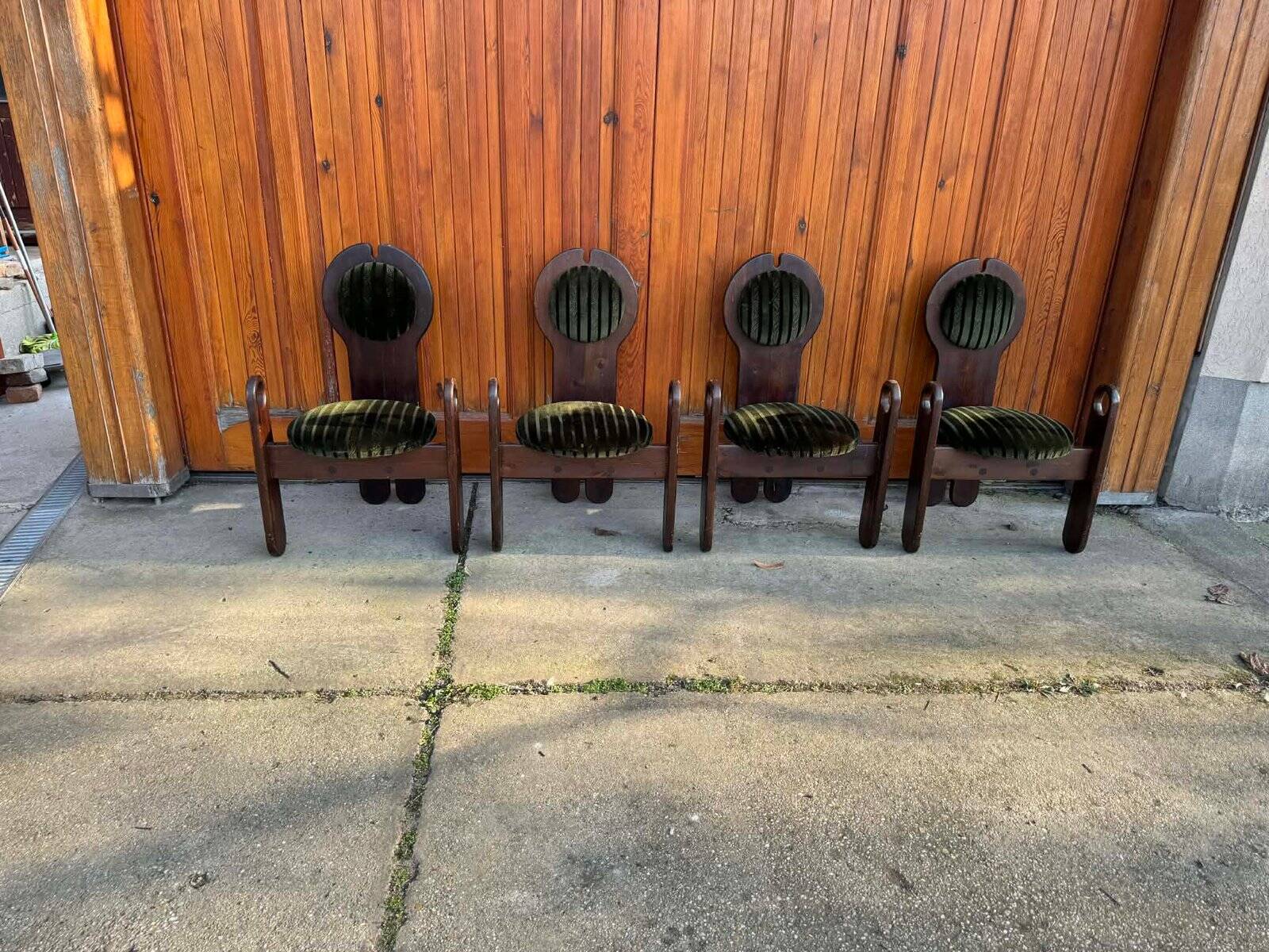 Mid-Century Dining Chairs from Szedleczky Maria, 1960s, Set of 4