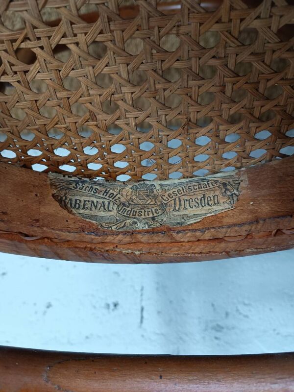 Chaise bistrot cannée Rabenau 1880