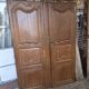 Pair of 19th-century oak cupboard doors