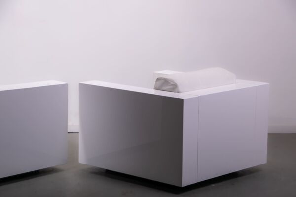 Fauteuils Saratoga par Lella et Massimo Vignelli pour Poltronova