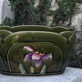 Pot dabbling ceramic Gustave de Bruyn earthenware fives Lille