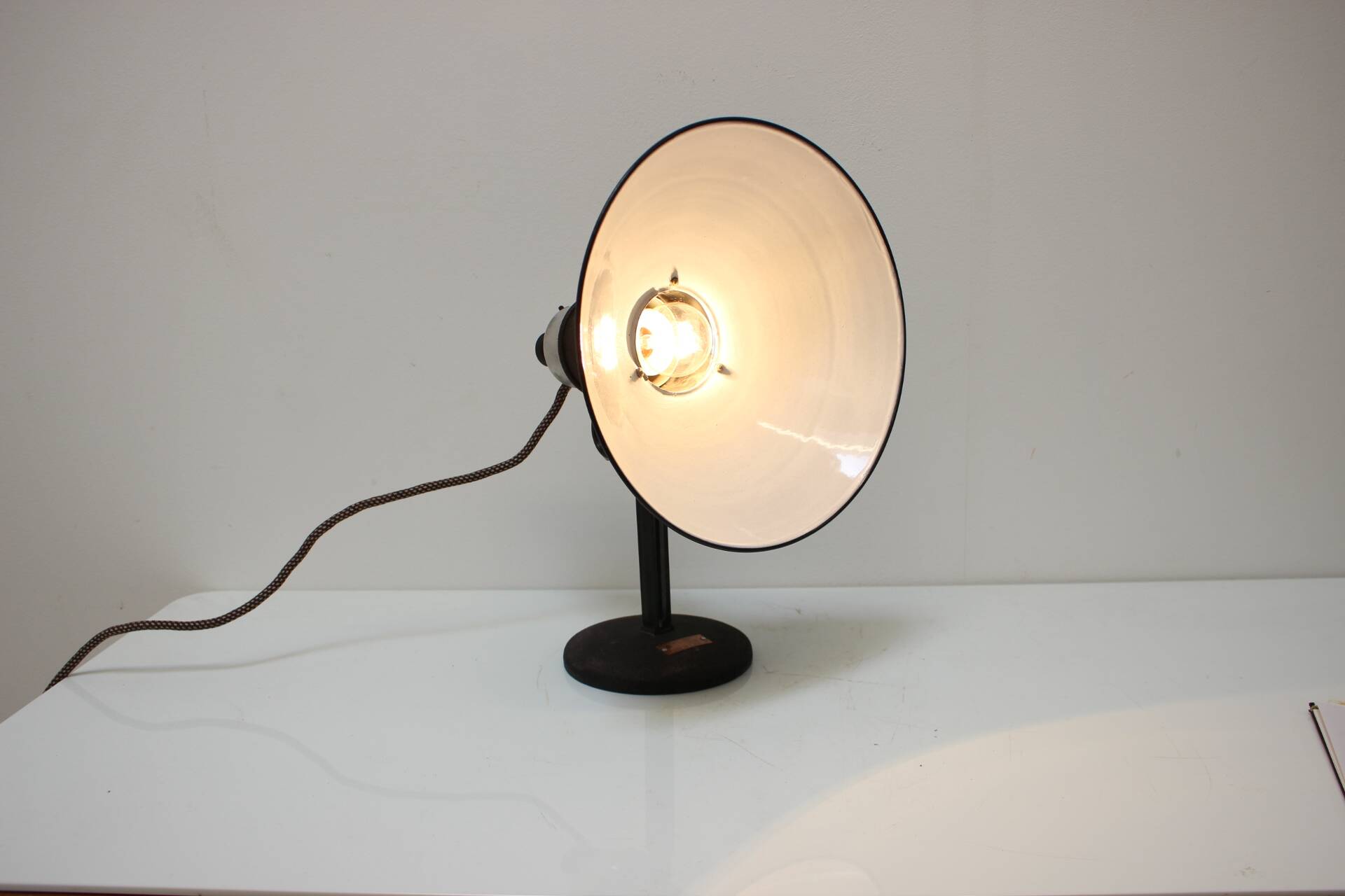 Vintage Adjustable Italian Table Lamp, 1950s, Czechoslovakia