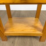 Pair of Swedish solid pine bedside tables from the 1980s