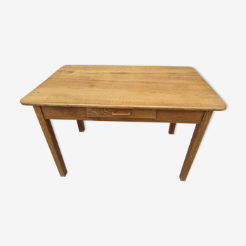 Solid oak farm table 121x73