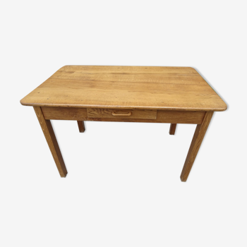 Table de ferme chêne massif 121x73