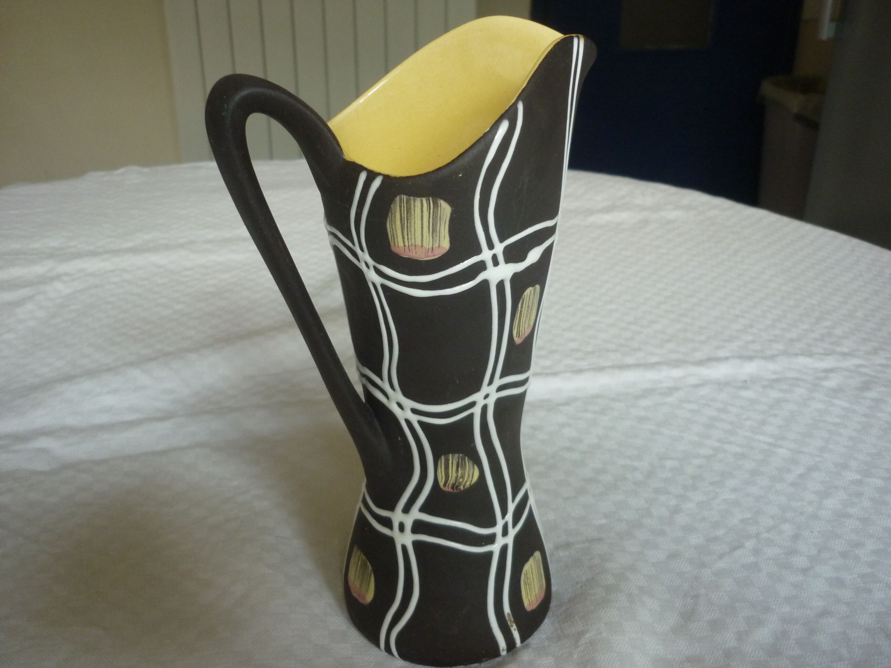 Vintage West Germany ceramic pitcher