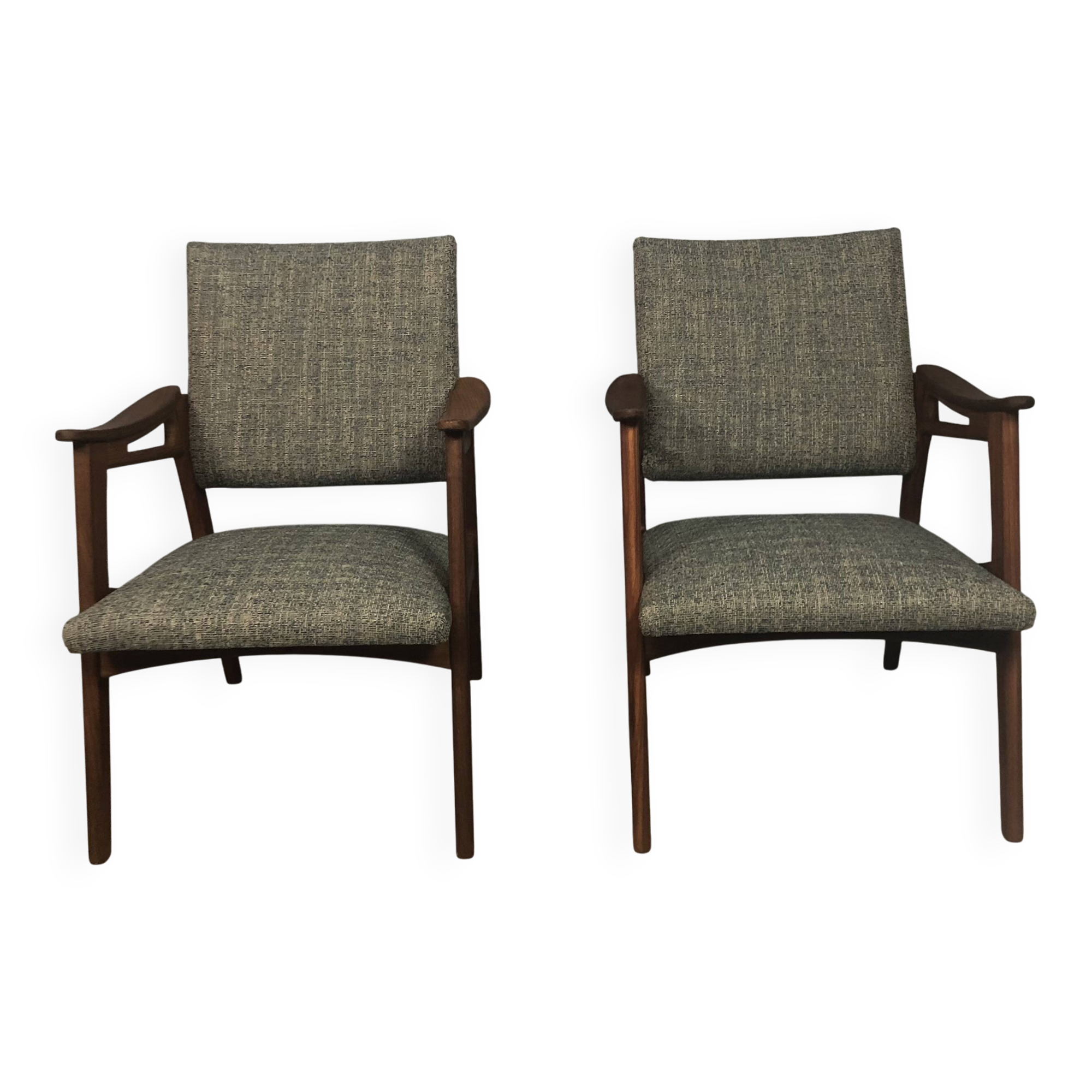 Fauteuils en teck vintage