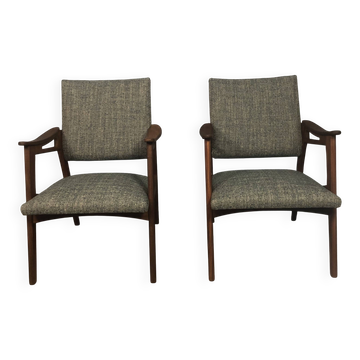 Fauteuils en teck vintage