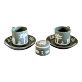 Paire de tasses à café Wedgwood