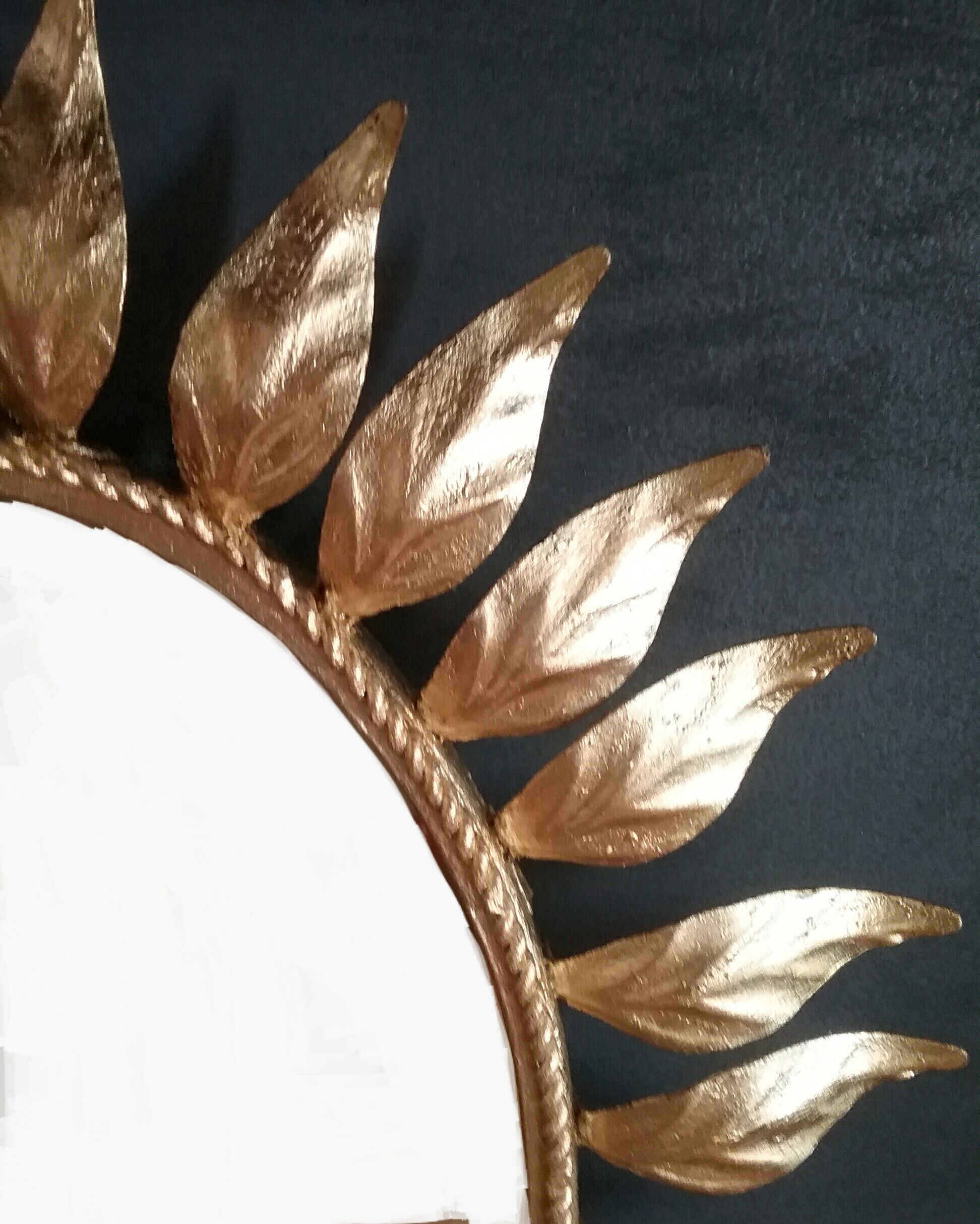 Vintage sun mirror 45x66cm