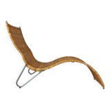 Chaise longue en rotin "Karlslund" par Karl Malmvall pour Ikea, 2005