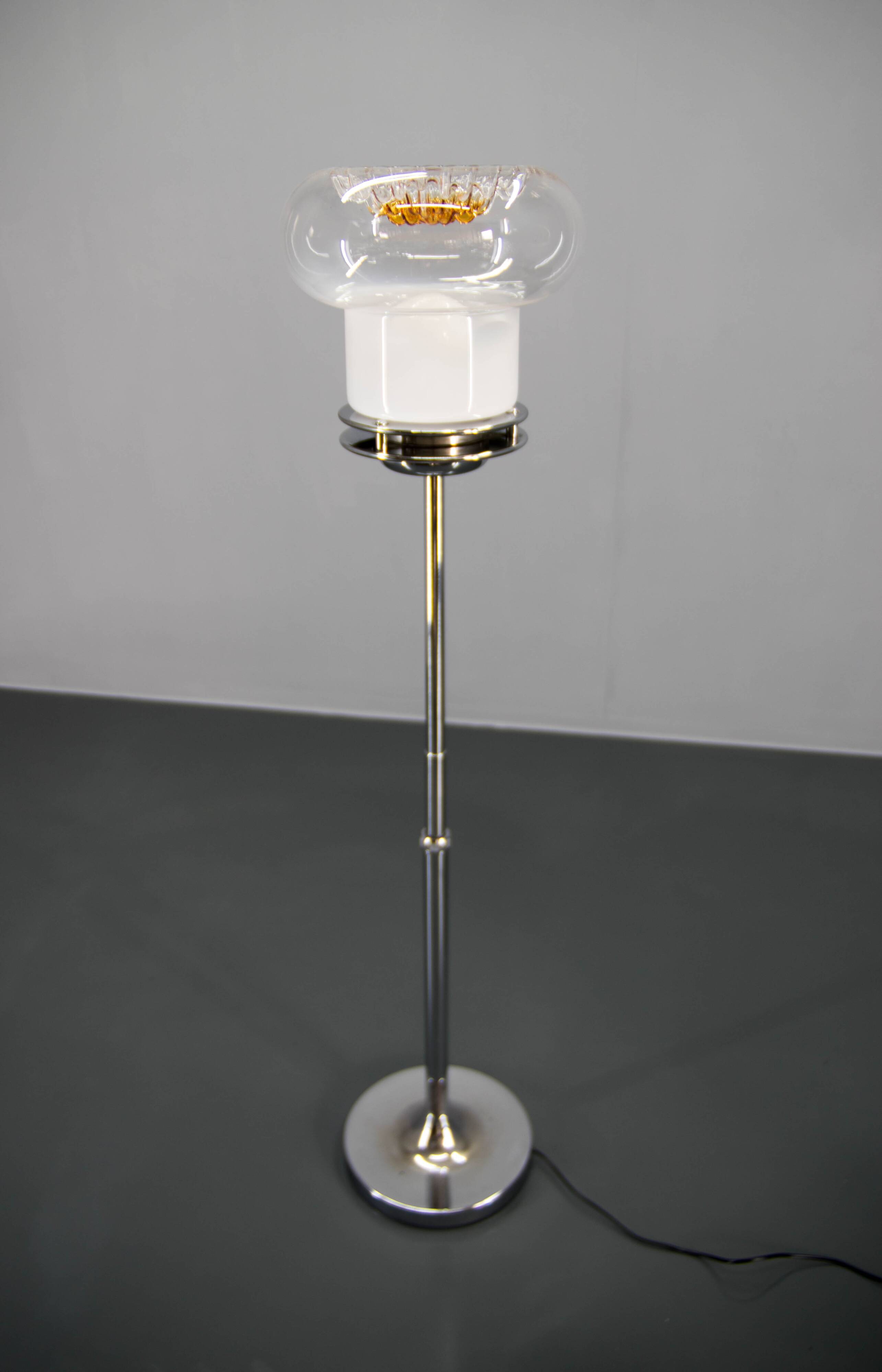 Murano Glass Floor Lamp, Italy, 1980s