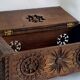 Carved wooden box - 20th