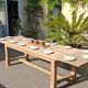 Table de ferme rénovée