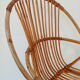 Fauteuil en rotin années 50