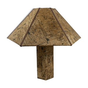 lampe de table hexagonale