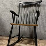 Vintage Rocking Chair by Ilmari Tapiovaara for Asko, 1960s