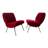 Paire de fauteuils chauffeuses Kiss Pelfran