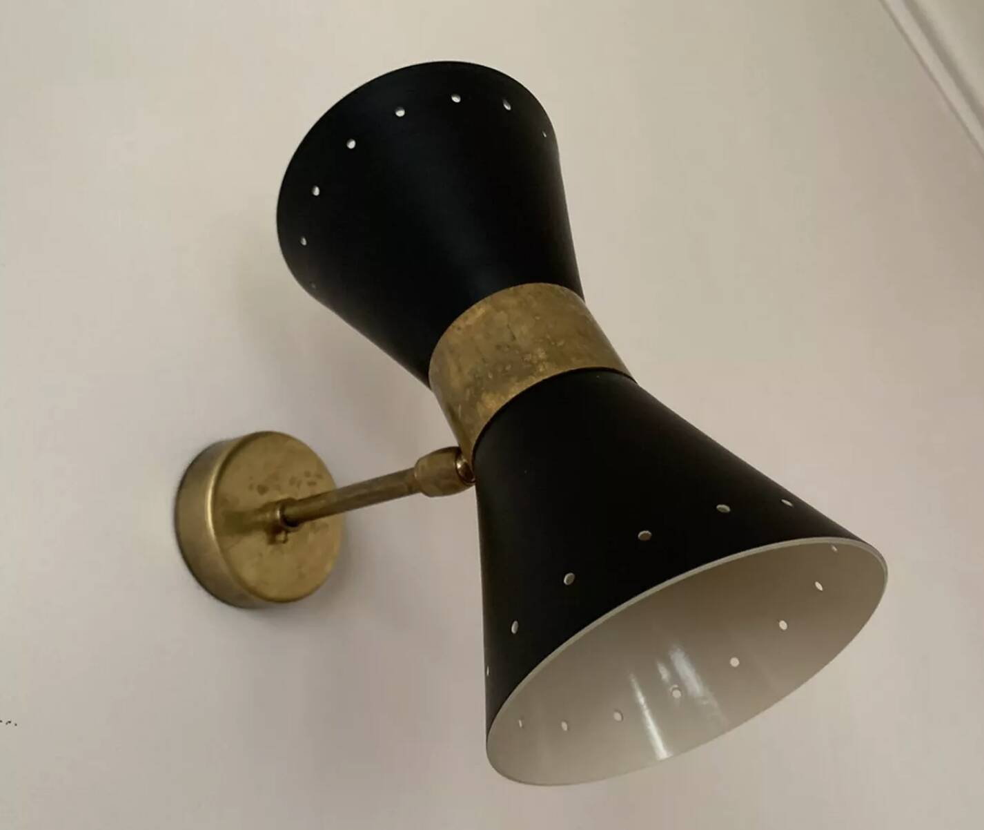 Paire Applique Diabolo Noir