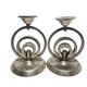 Art Deco candleholder, Germany, 1970s, set of 2