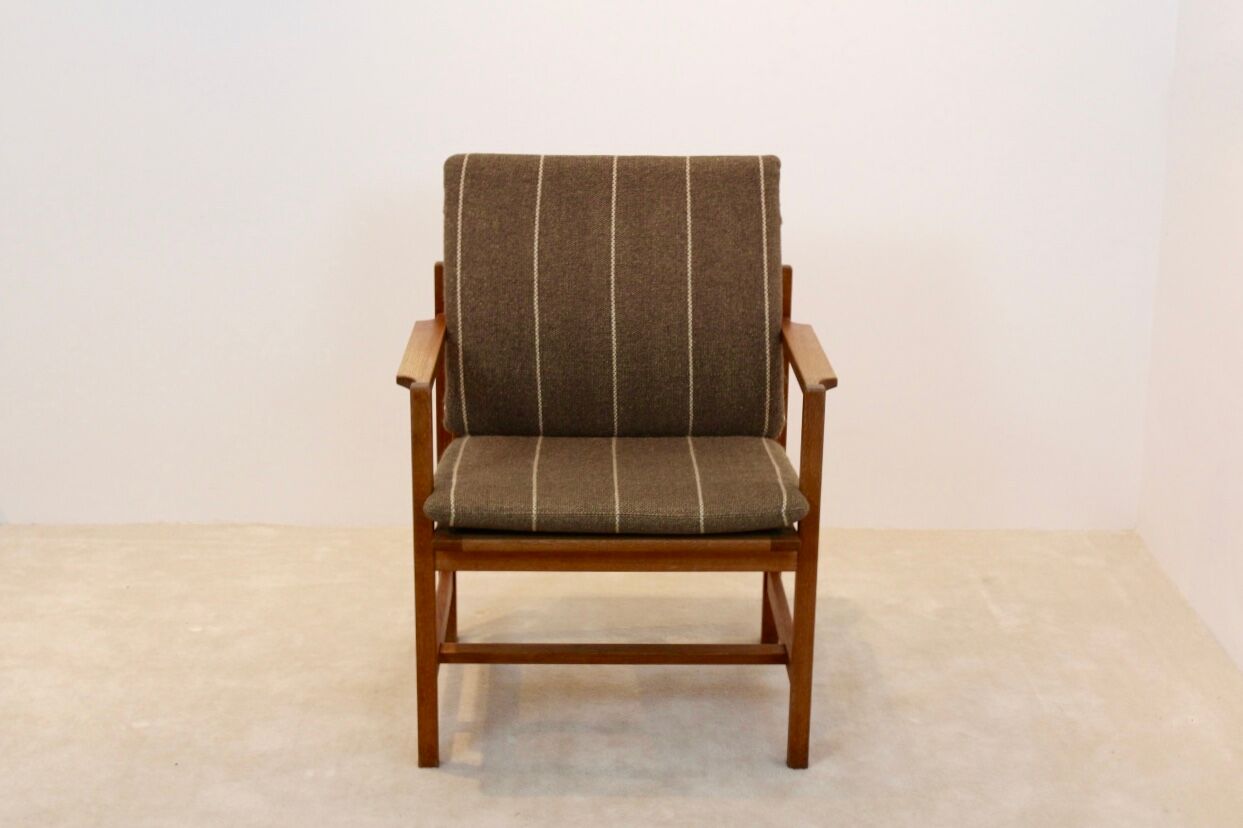 Fauteuil modèle 3233 par Børge Mogensen pour Stolefabric de Fredericia, Danemark 1960