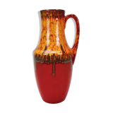 Scheurich ceramic vase with polychrome decoration