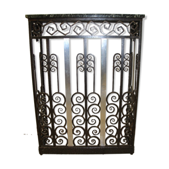 Wrought iron console from art deco period