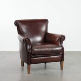 Luxury Sheep Leather Armchair with a Timeless Look