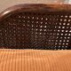 Rattan armchair and cane kok