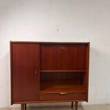 Vintage teaken cabinet / bar cabinet / wall unit