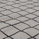 Handmade handmade Berber beige and black carpet in pure wool 216x147cm