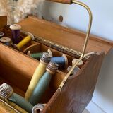 Vintage worker compass feet