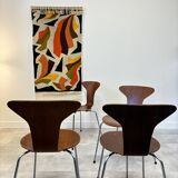 SET OF 4 MOSQUITO CHAIRS BY ARNE JACOBSEN