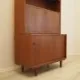 Teak bookcase with bar cabinet and secretary, Dammand & Rasmussen, Denmark, 1960s