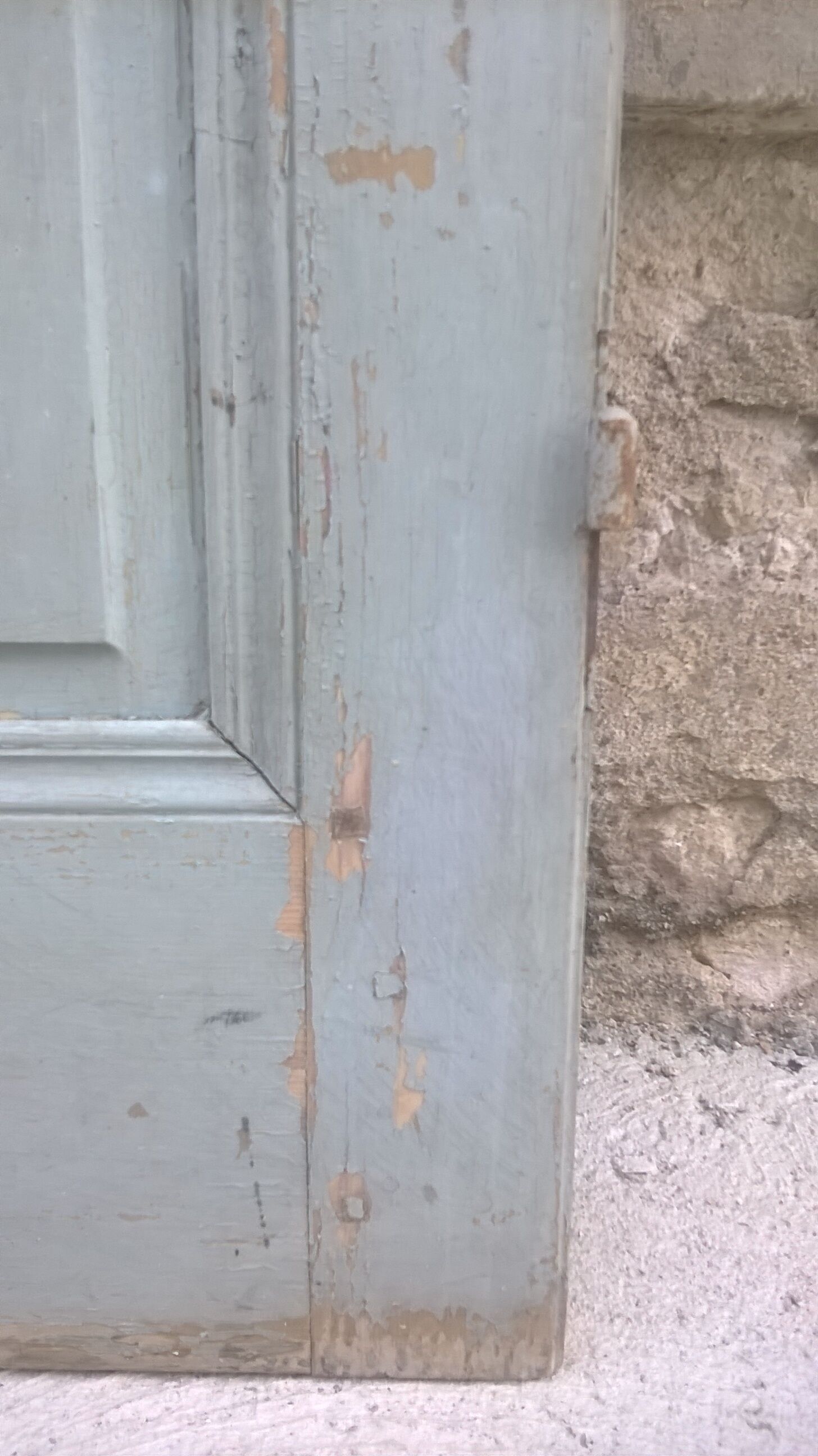 Set of 2 molded old communication doors