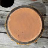 Honey colored fat lava pitcher
