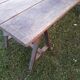 table tréteaux 2m atelier campagne ancienne