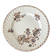 Antique polychrome ironstone dish from Salins, Saxon model.