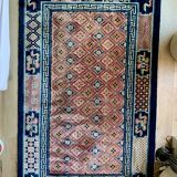 Handmade oriental carpet in wool 134 cm x 215 cm