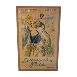 Affiche Carnaval de Nice J. Cavailles
