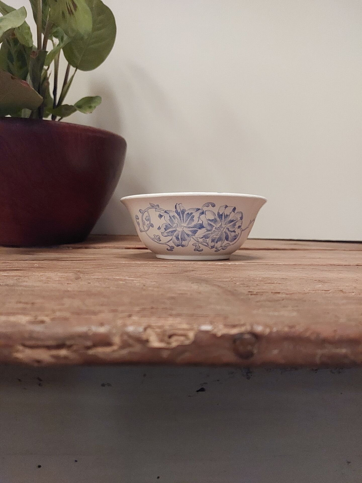 Old bowl in ironstone - Longwy Factory