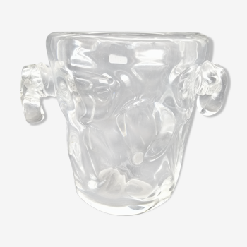 1950s crystal vase